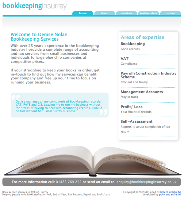 Bookkeeping in Surrey