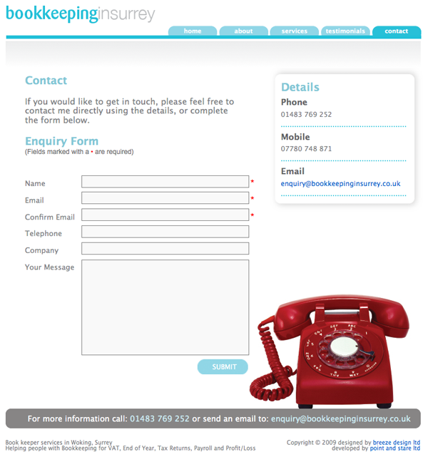 Bookkeeping in Surrey