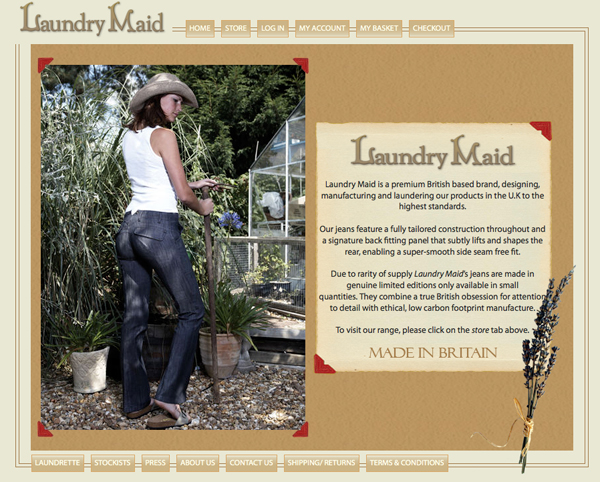 Client : Laundry Maid Jeans - design/ development