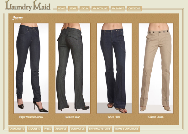Client : Laundry Maid Jeans - design/ development