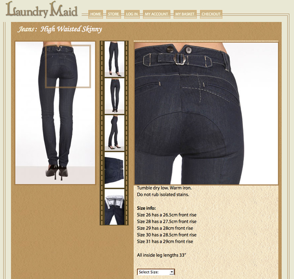 Client : Laundry Maid Jeans - design/ development