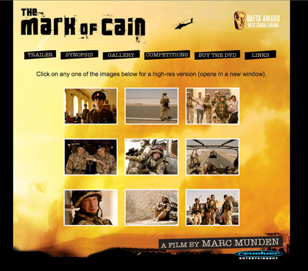 Client : Revolver - The Mark of Cain - design/ development