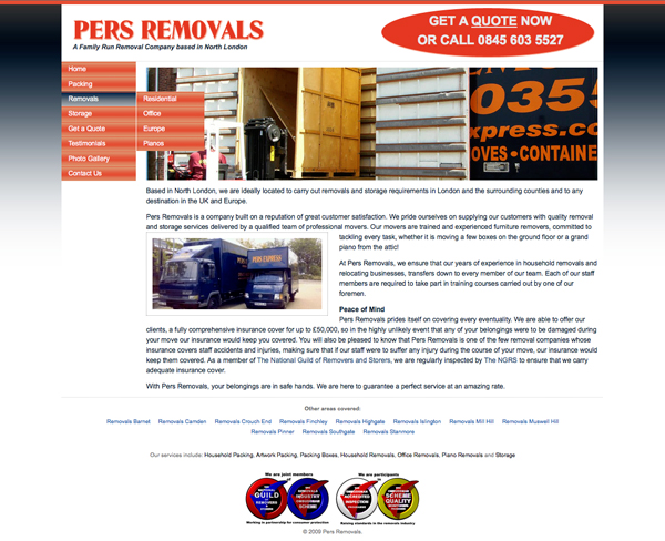 Pers Removals Pers Removals