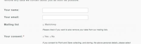 GDPR and website forms - an easy peasy guide