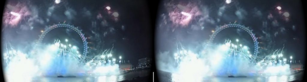 New Year Fireworks in VR